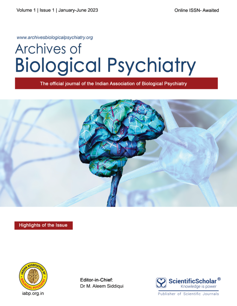 Archives Of Biological Psychiatry - Current Issue